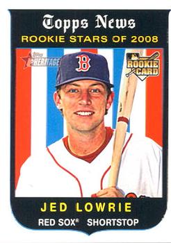 2008 Topps Heritage #562 Jed Lowrie Front