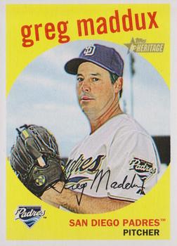 2008 Topps Heritage #27 Greg Maddux Front