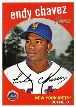 2008 Topps Heritage #661 Endy Chavez Front