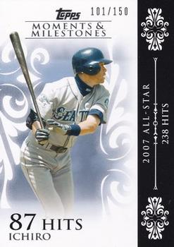 2008 Topps Moments & Milestones #63-87 Ichiro Suzuki Front