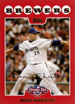 2008 Topps Opening Day #67 Ben Sheets Front
