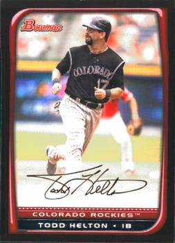 2008 Bowman #8 Todd Helton Front