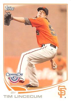 2013 Topps Opening Day #104 Tim Lincecum Front