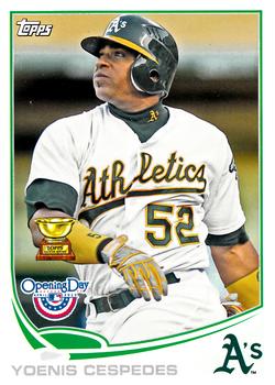 2013 Topps Opening Day #137 Yoenis Cespedes Front