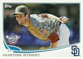 2013 Topps Opening Day #187 Huston Street Front