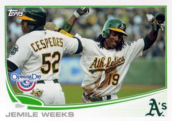 2013 Topps Opening Day #18 Jemile Weeks Front