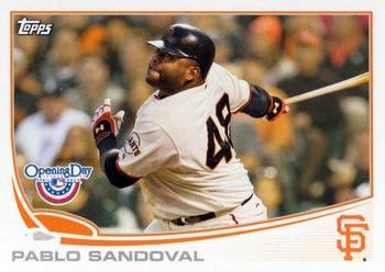 2013 Topps Opening Day #212 Pablo Sandoval Front