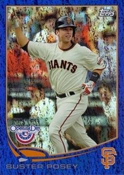 2013 Topps Opening Day - Blue #1 Buster Posey Front