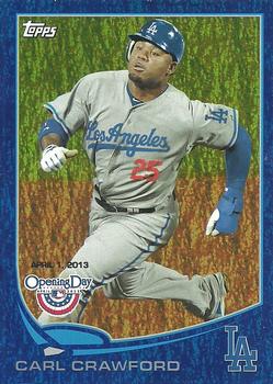 2013 Topps Opening Day - Blue #60 Carl Crawford Front