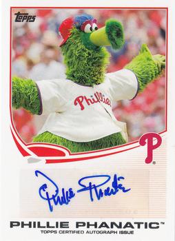 2013 Topps Opening Day - Mascot Autographs #MA-2 Phillie Phanatic Front