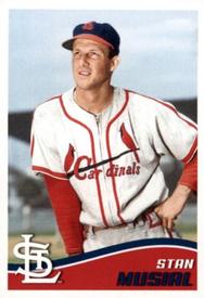 2013 Topps Stickers #221 Stan Musial Front