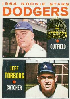 2013 Topps Heritage - 50th Anniversary Buybacks #337 Dodgers 1964 Rookie Stars (Al Ferrara / Jeff Torborg) Front