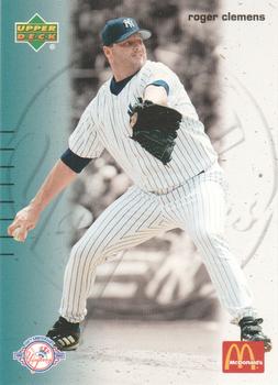 2003 Upper Deck McDonald's New York Yankees #2 Roger Clemens Front