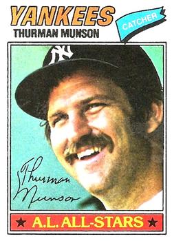 1977 Topps #170 Thurman Munson Front