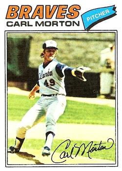 1977 Topps #24 Carl Morton Front