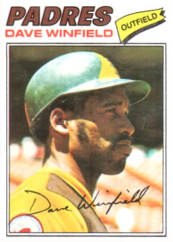 1977 Topps #390 Dave Winfield Front
