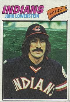 1977 Topps #393 John Lowenstein Front