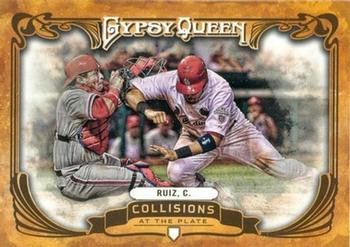 2013 Topps Gypsy Queen - Collisions At The Plate #CP-CR Carlos Ruiz Front