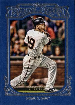 2013 Topps Gypsy Queen - Framed Blue #332 Marco Scutaro Front