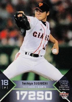 2013 BBM #346 Toshiya Sugiuchi Front