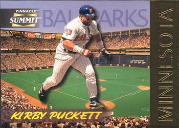 1996 Summit - Ballparks #17 Kirby Puckett Front