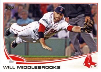 2013 Topps Boston Red Sox #BOS5 Will Middlebrooks Front