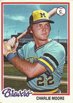 1978 Topps #51 Charlie Moore Front