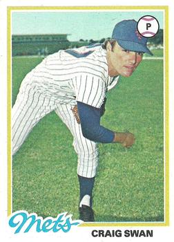 1978 Topps #621 Craig Swan Front