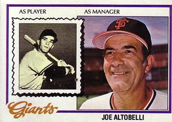 1978 Topps #256 Joe Altobelli Front