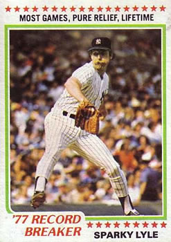 1978 Topps #2 Sparky Lyle Front