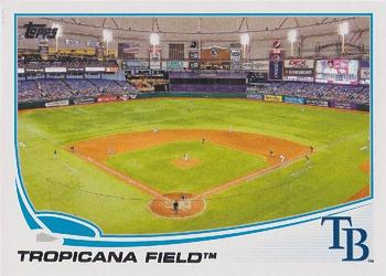 2013 Topps Tampa Bay Rays #TAM17 Tropicana Field Front