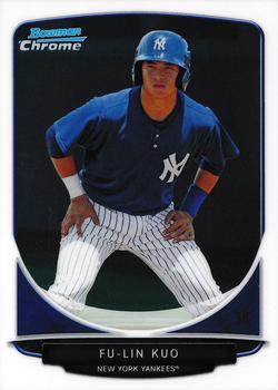 2013 Bowman - Chrome Prospects #BCP85 Fu-Lin Kuo Front