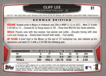 2013 Bowman - Hometown #81 Cliff Lee Back