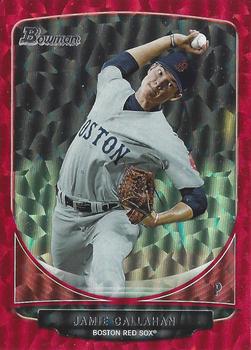 2013 Bowman - Prospects Red Ice #BP11 Jamie Callahan Front
