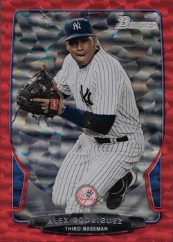 2013 Bowman - Red Ice #45 Alex Rodriguez Front