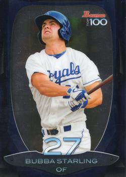 2013 Bowman - Top 100 Prospects #BTP-27 Bubba Starling Front