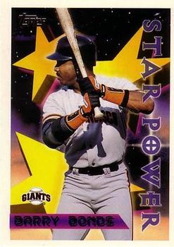 1996 Topps #10 Barry Bonds Front