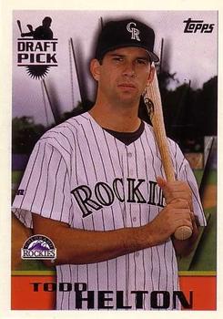 1996 Topps #13 Todd Helton Front