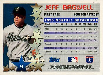 1996 Topps #4 Jeff Bagwell Back