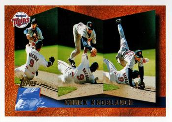 1996 Topps #248 Chuck Knoblauch Front