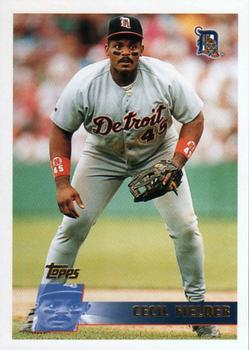 1996 Topps #393 Cecil Fielder Front