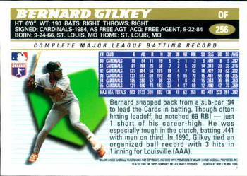 1996 Topps #256 Bernard Gilkey Back