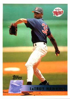 1996 Topps #407 LaTroy Hawkins Front