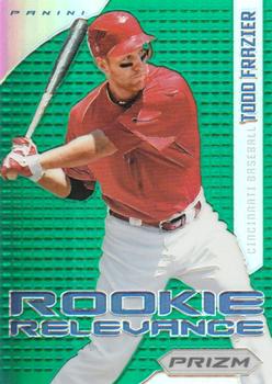 2012 Panini Prizm - Rookie Relevance Prizms Green #RR8 Todd Frazier Front