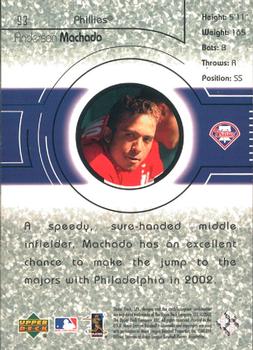 2002 SPx #93 Anderson Machado Back