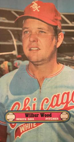 1972 Topps Posters #19 Wilbur Wood Front