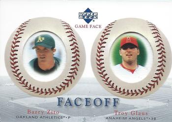 2003 Upper Deck Game Face #173 Barry Zito / Troy Glaus Front