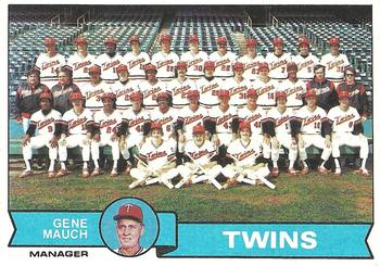 1979 Topps #41 Minnesota Twins / Gene Mauch Front