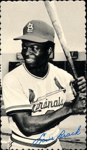 1974 Topps Deckle #20 Lou Brock Front