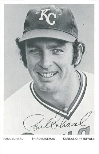 1974 Kansas City Royals Photocards #NNO Paul Schaal Front
